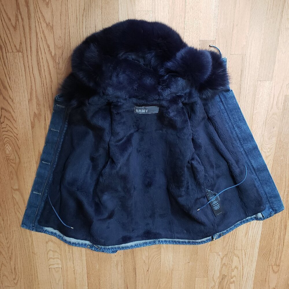 Army by Yves Solomon Parka. Size 32 - Picture 4 of 7